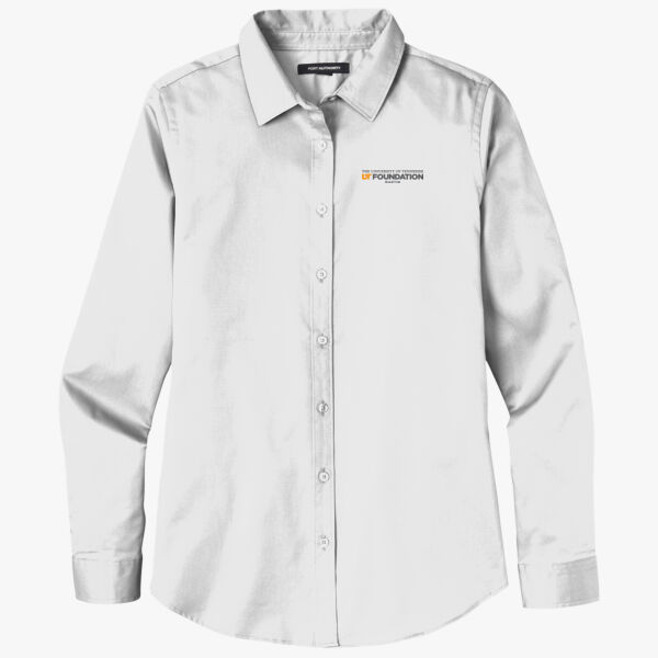 UTFI - Martin - Ladies Long Sleeve SuperPro React ®  Twill Shirt Thumbnail